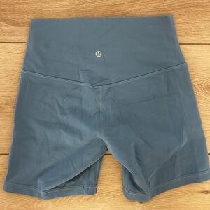 Lululemon Blue Biker Shorts Size 6